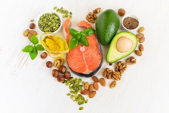 herz gesund omega-3 fisch avocado nuesse