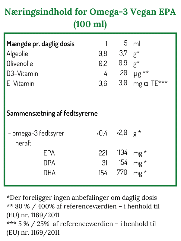 Omega-3 Vegan EPA 3er-pakke - Billede 2